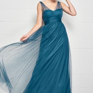 WToo Bridesmaid 852 Convertible/Infinity Dress in Teal